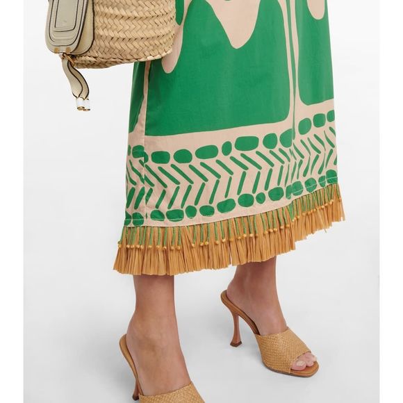 JOHANNA ORTIZ Ritmo Vivo cotton midi dress - Picture 4 of 11